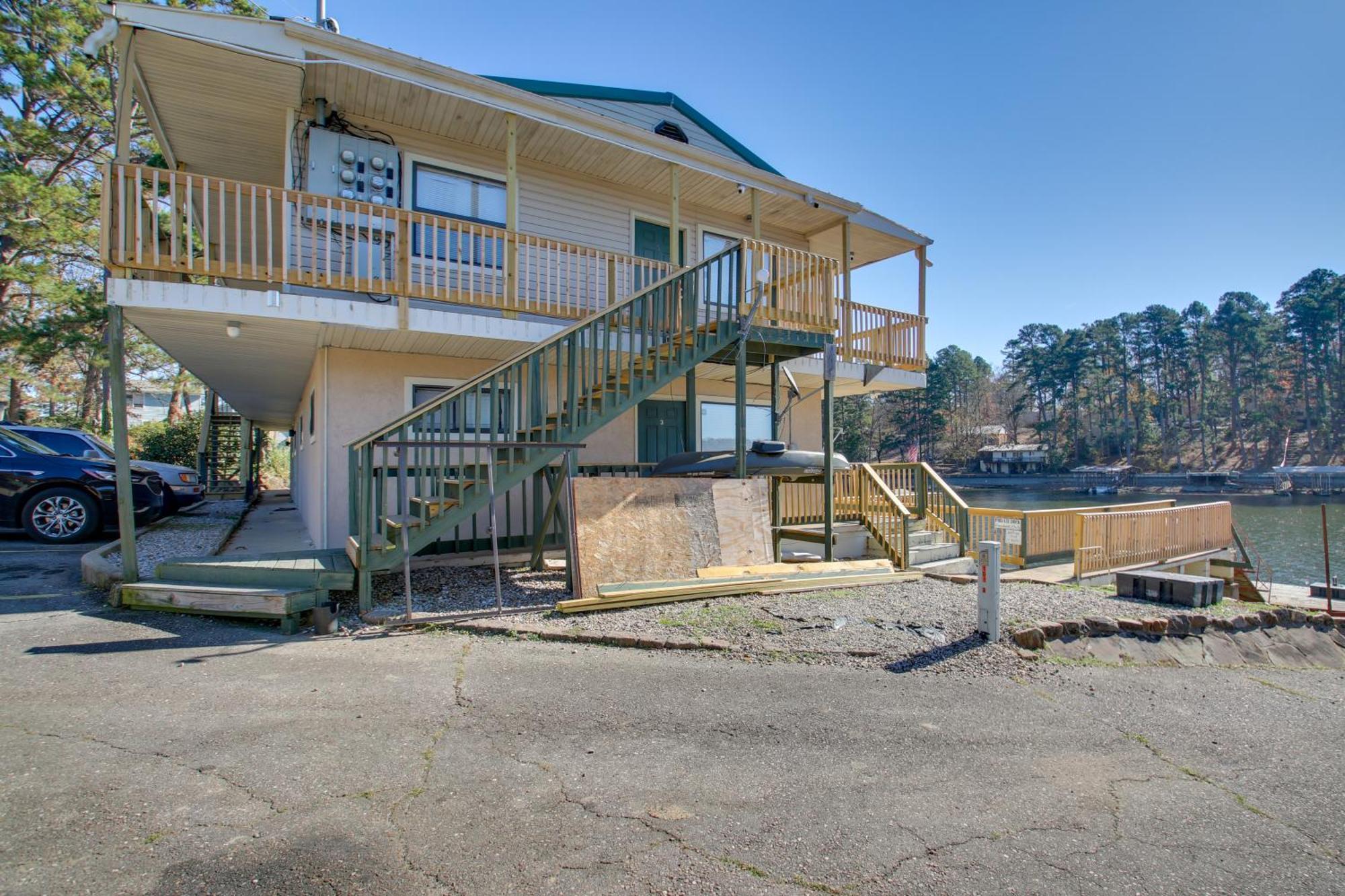 Hot Springs Condo With Lake Access And Boat Dock! Bagian luar foto