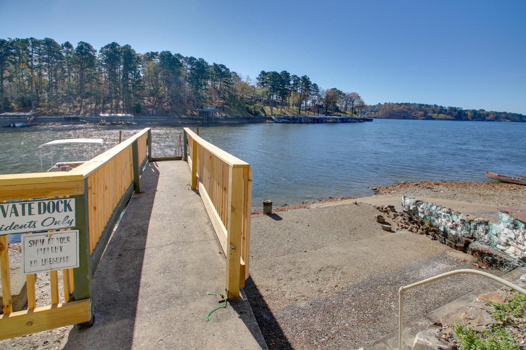 Hot Springs Condo With Lake Access And Boat Dock! Bagian luar foto